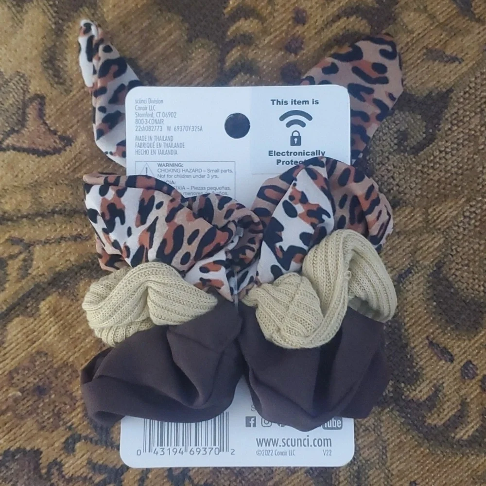 scunci trio scrunchies